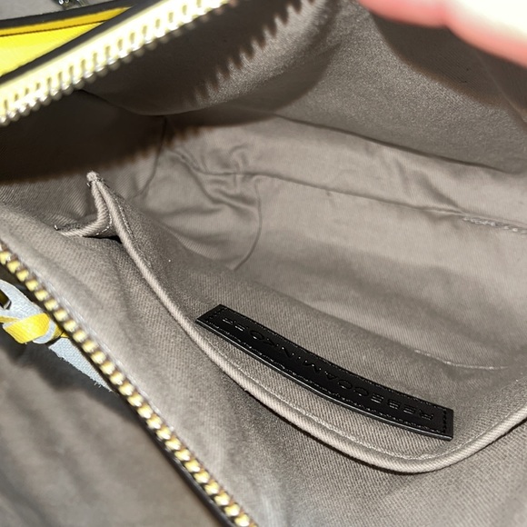 Rebecca Minkoff Avery Leather Crossbody in Capri Yellow - Picture 8 of 11